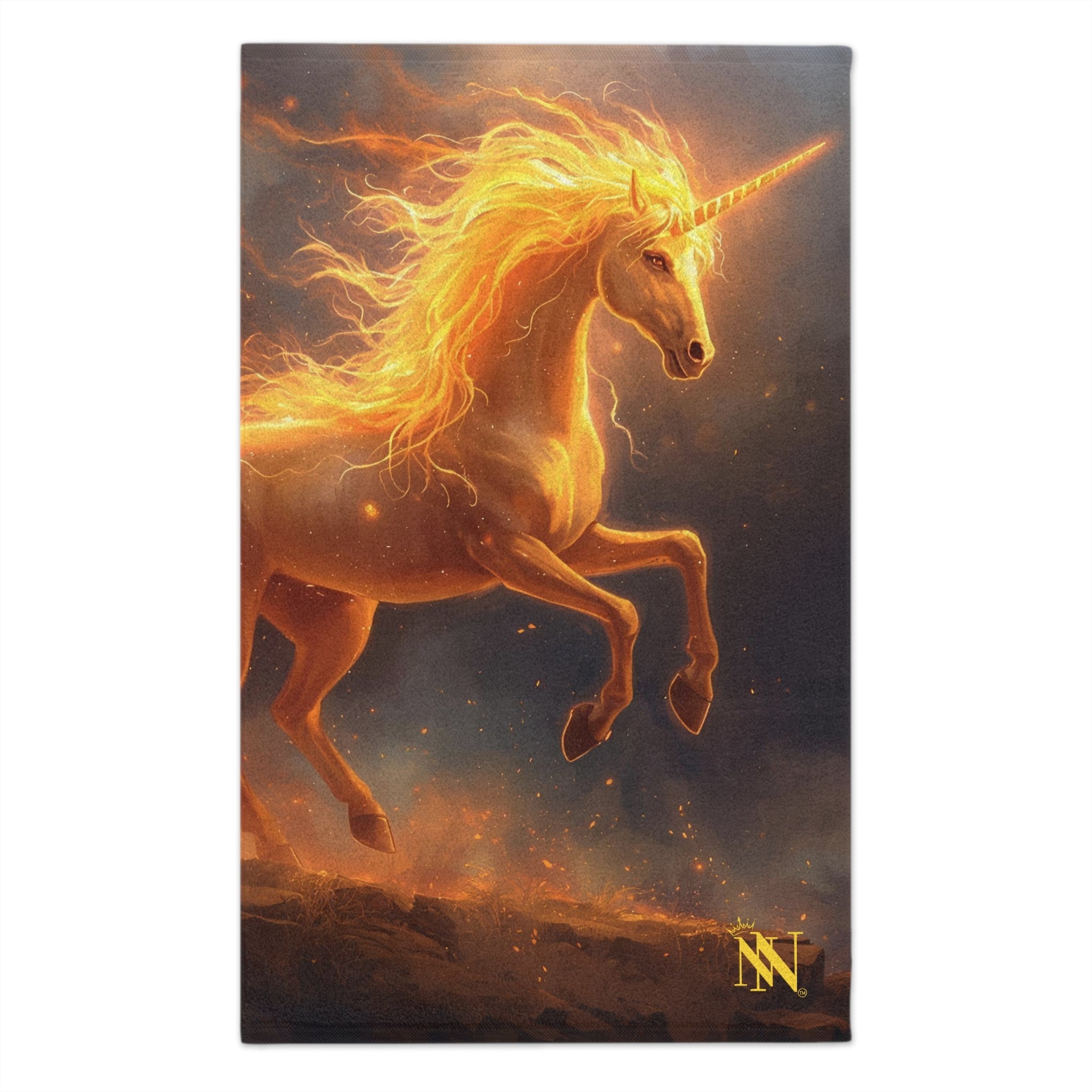 Fire Storm Unicorn | Mix & Match Soft Fun-Flirty Lovers’ Towels