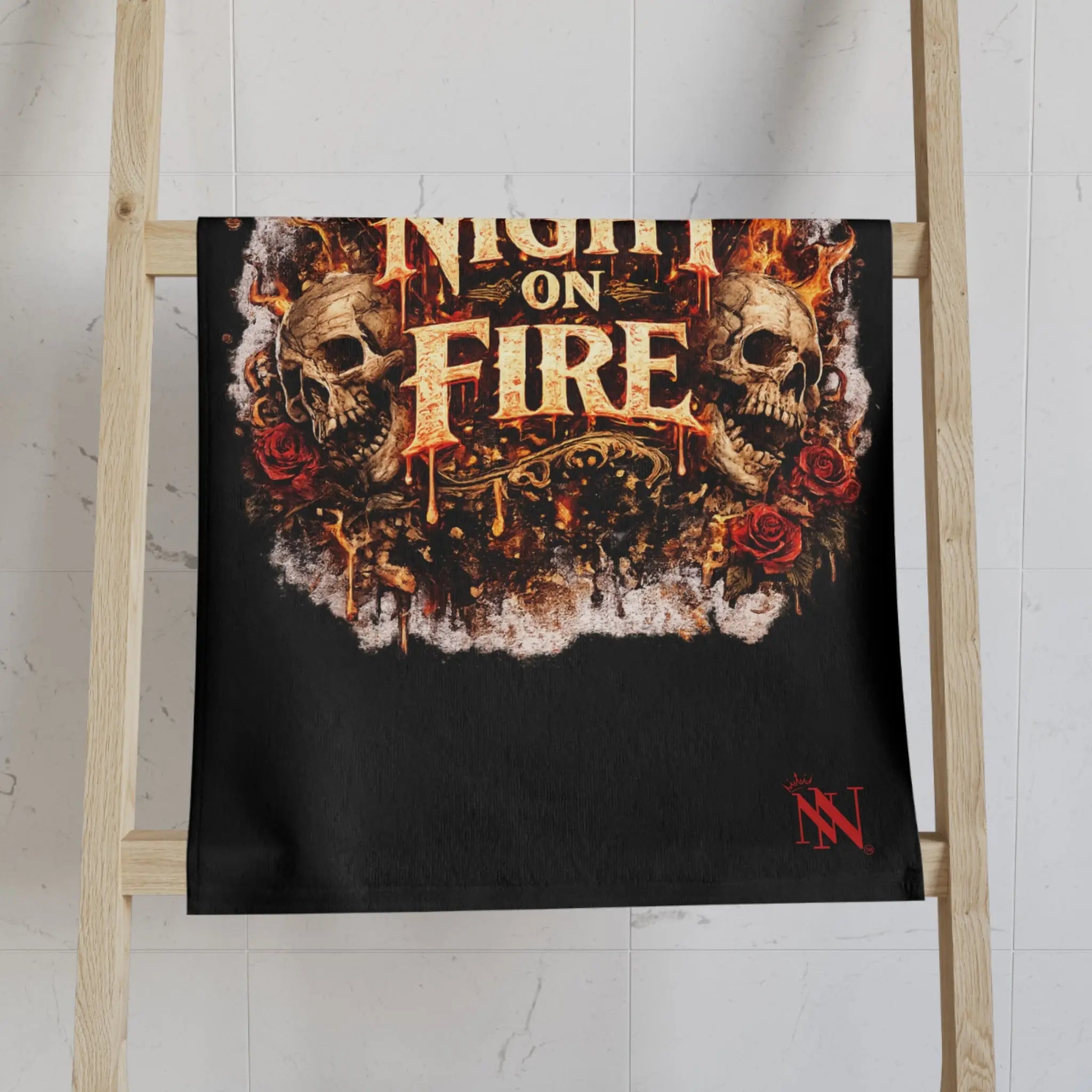 Set the Night on Fire | Nectar Napkins Classic Fun-Flirty Lovers’ Towels