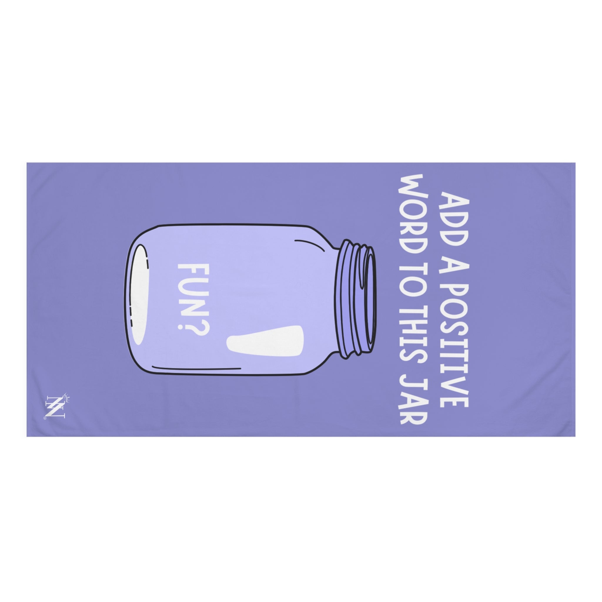 Positive Affirmation Jar Fun? Extra Large Sex Towel