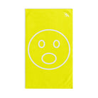 Surprised Emoji Neon Yellow | Mix & Match Classic Fun-Flirty Lovers’ Towels