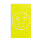 Surprised Emoji Neon Yellow | Mix & Match Classic Fun-Flirty Lovers’ Towels