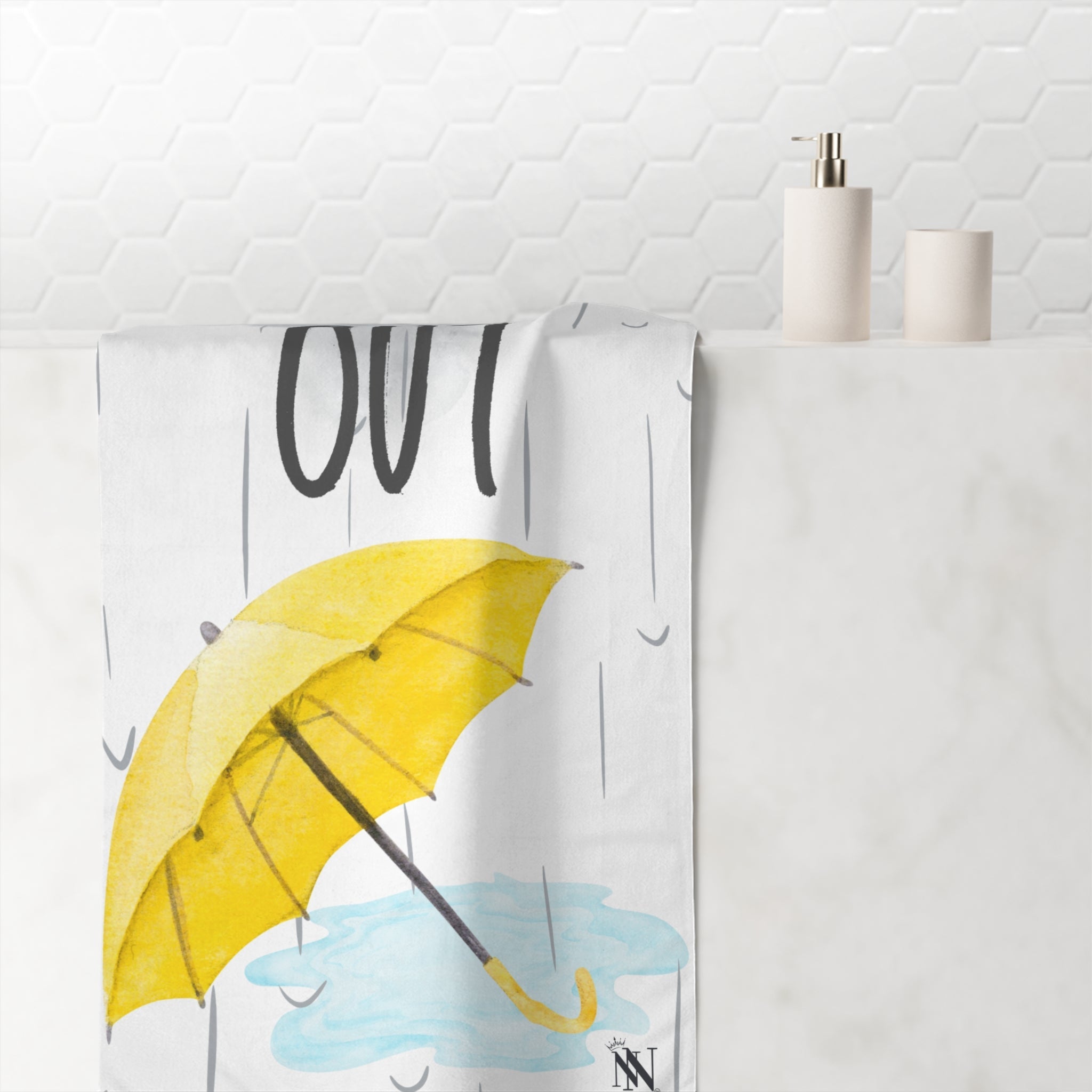 Rained Out | Mix & Match XL Fun-Flirty Lovers’ Towels