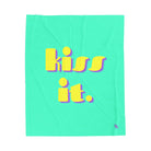 kiss it. | Mix & Match Velveteen Fun-Flirty Lovers’ Blankets