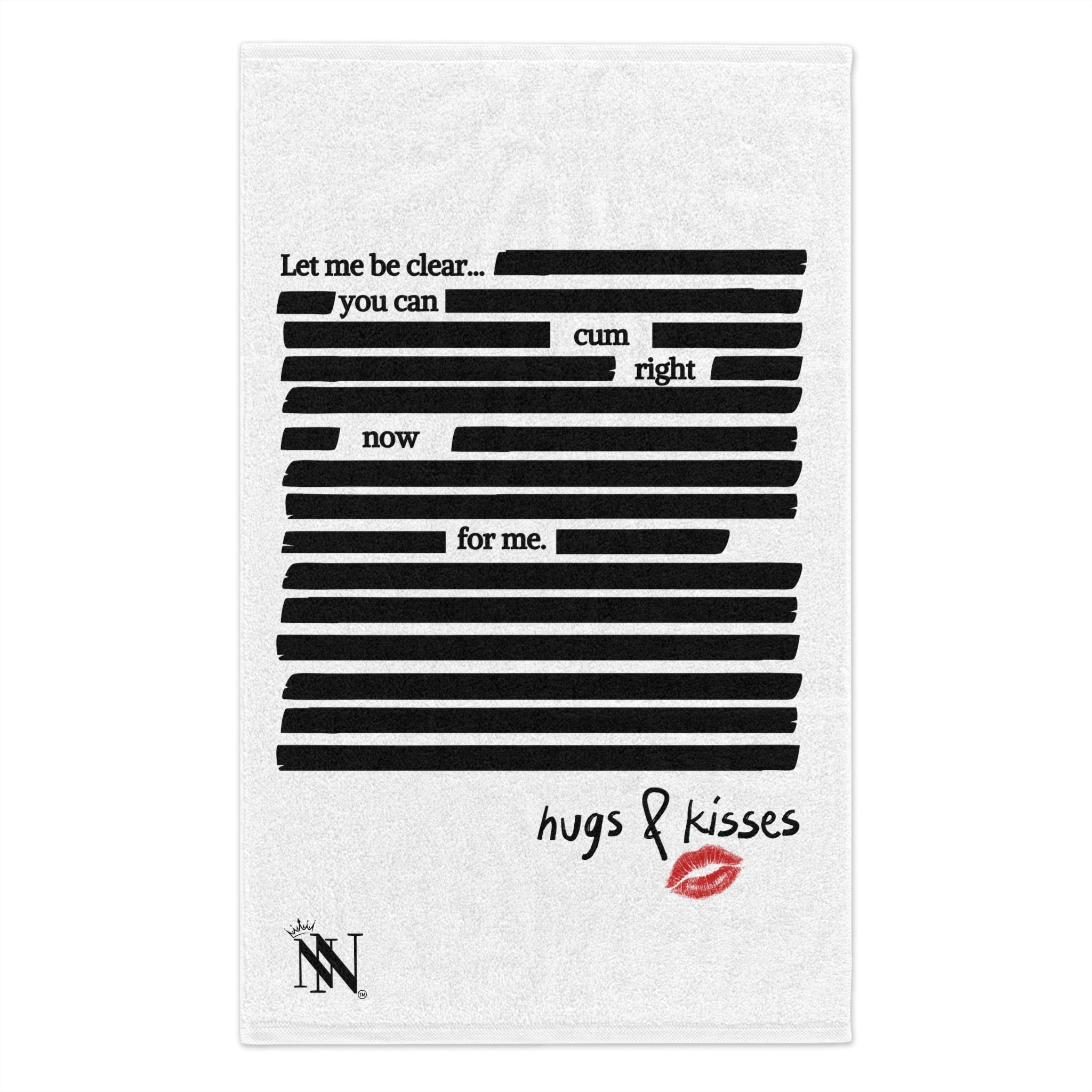 Let Me Be Clear... | Mix & Match Soft Fun-Flirty Lovers’ Towels