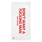 Don’t Want a Fucking Man | Mix & Match XL Fun-Flirty Lovers’ Towels