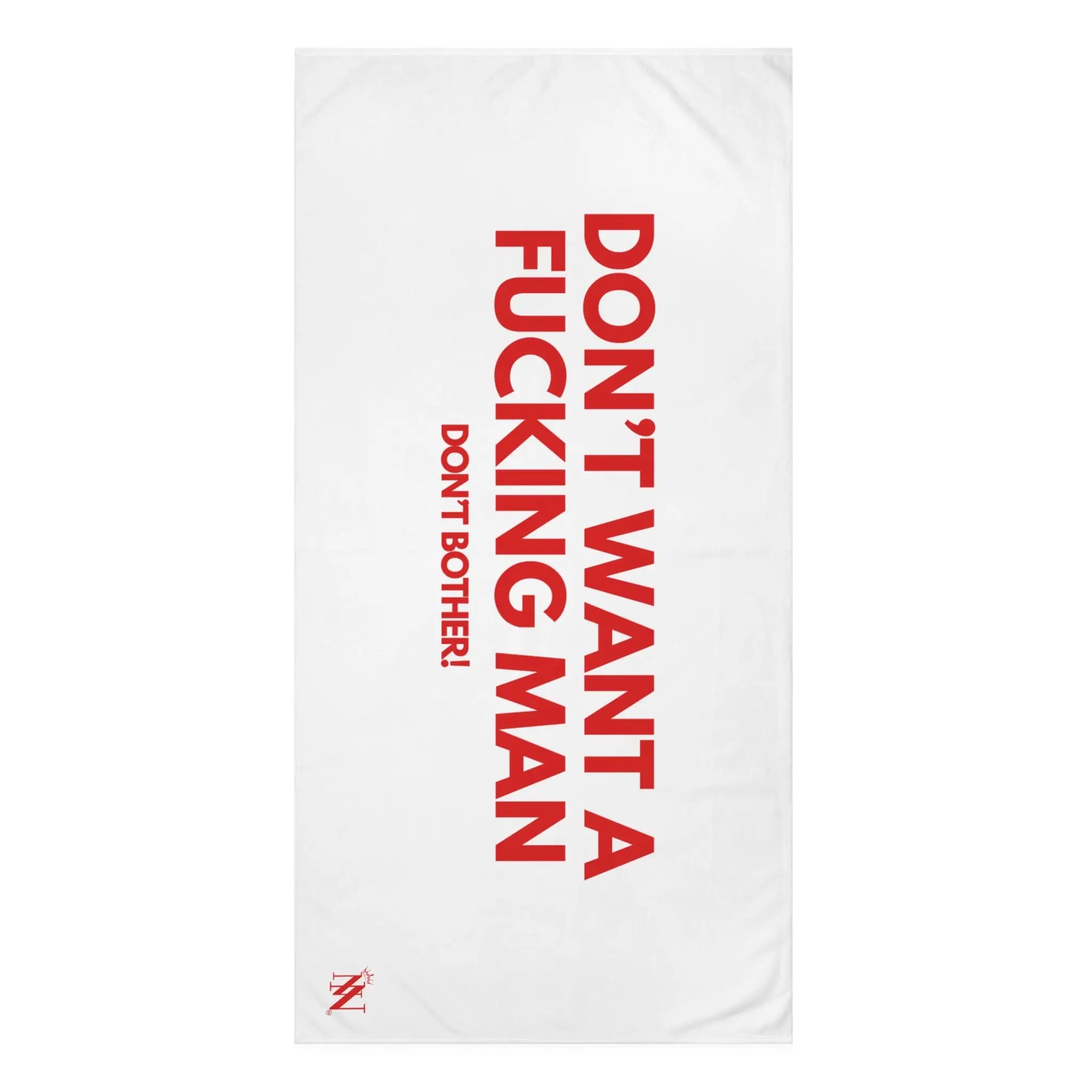Don’t Want a Fucking Man | Mix & Match XL Fun-Flirty Lovers’ Towels