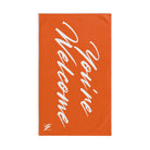 Simply You’re Welcome Orange Cum Towel