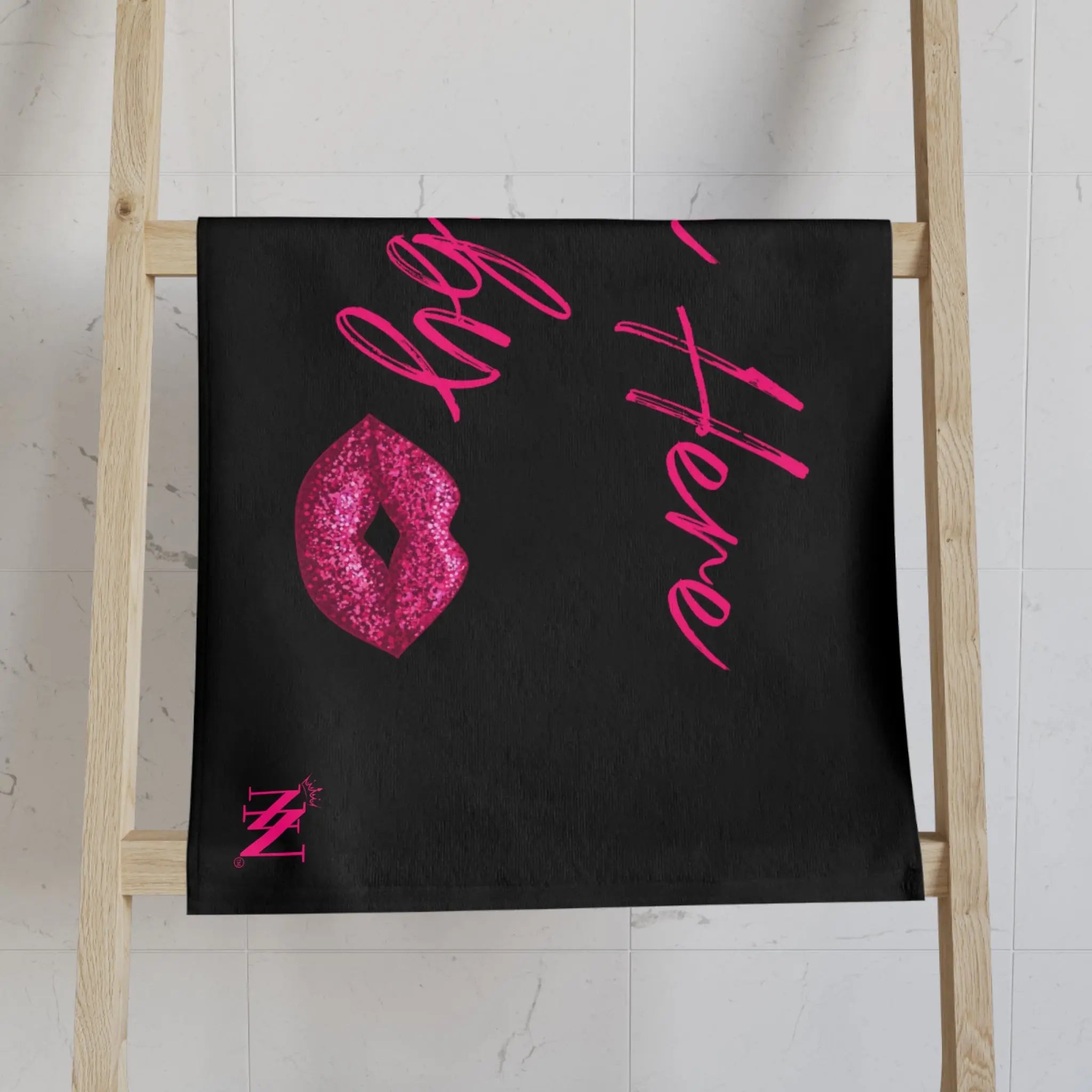 Cum Here Baby Kiss Mark Cum Towel