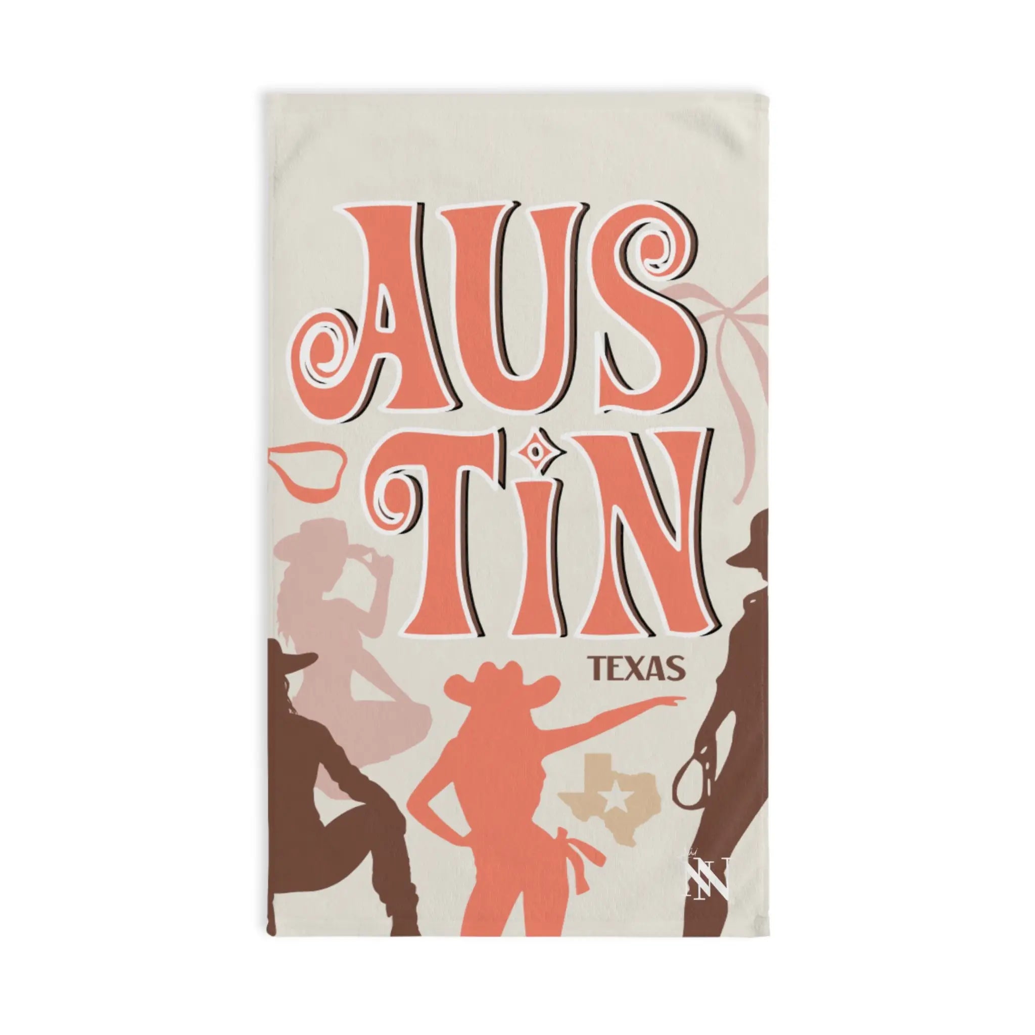 Austin Texas Cowgirl Cum Towel