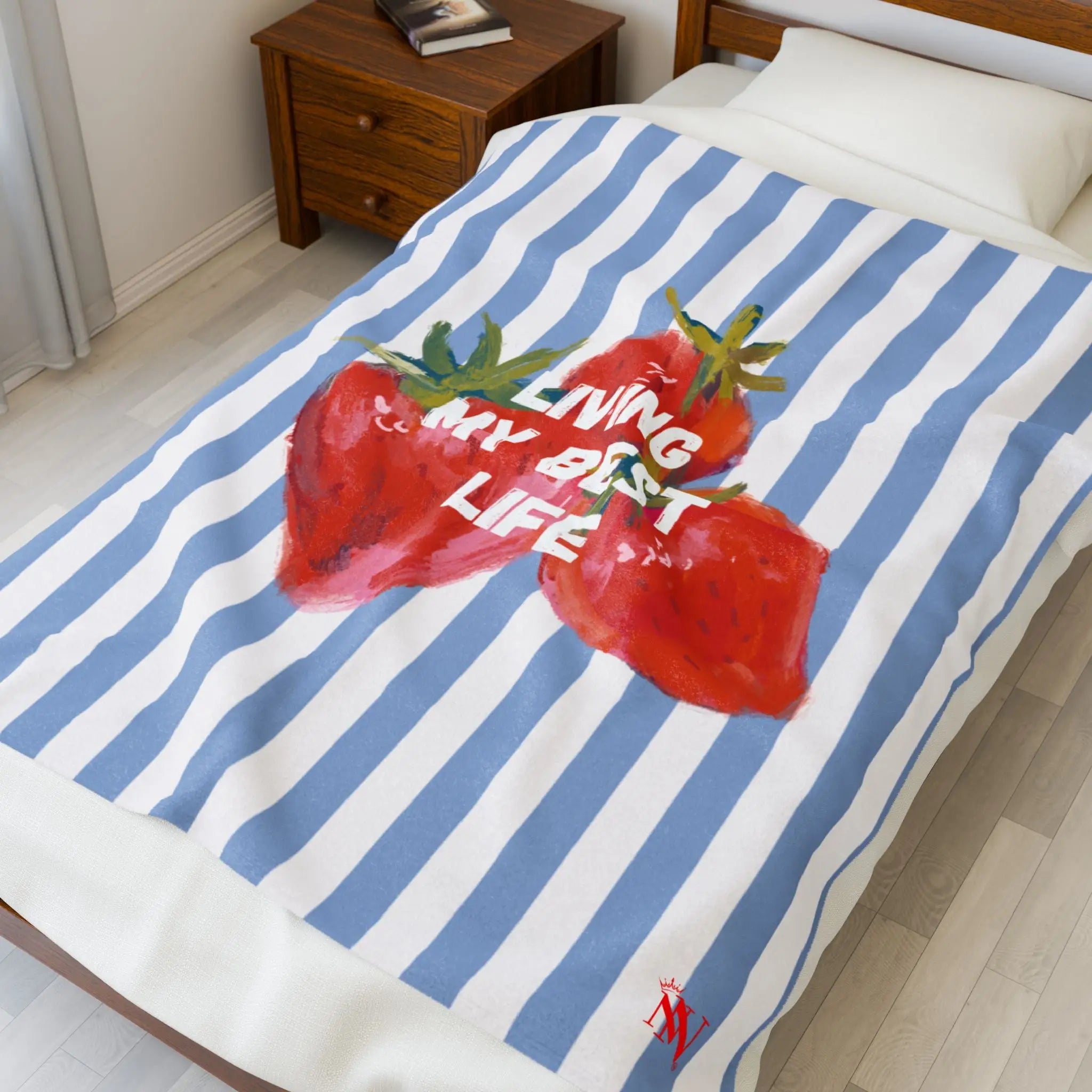 Living My Best Life Berry | Mix & Match Soft Fun-Flirty Lovers’ Blankets