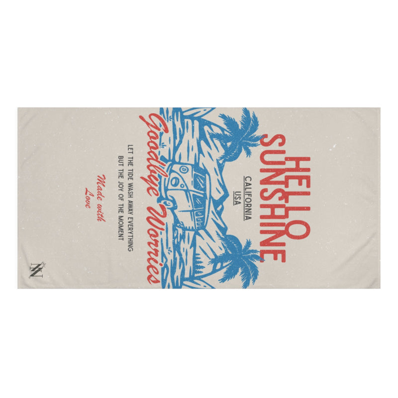Hello Sunshine Bye Worries | Mix & Match XL Fun-Flirty Lovers’ Towels