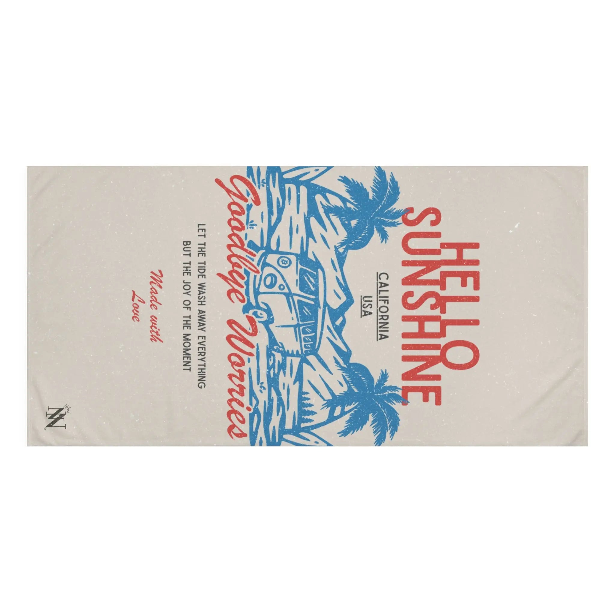 Hello Sunshine Bye Worries | Mix & Match XL Fun-Flirty Lovers’ Towels