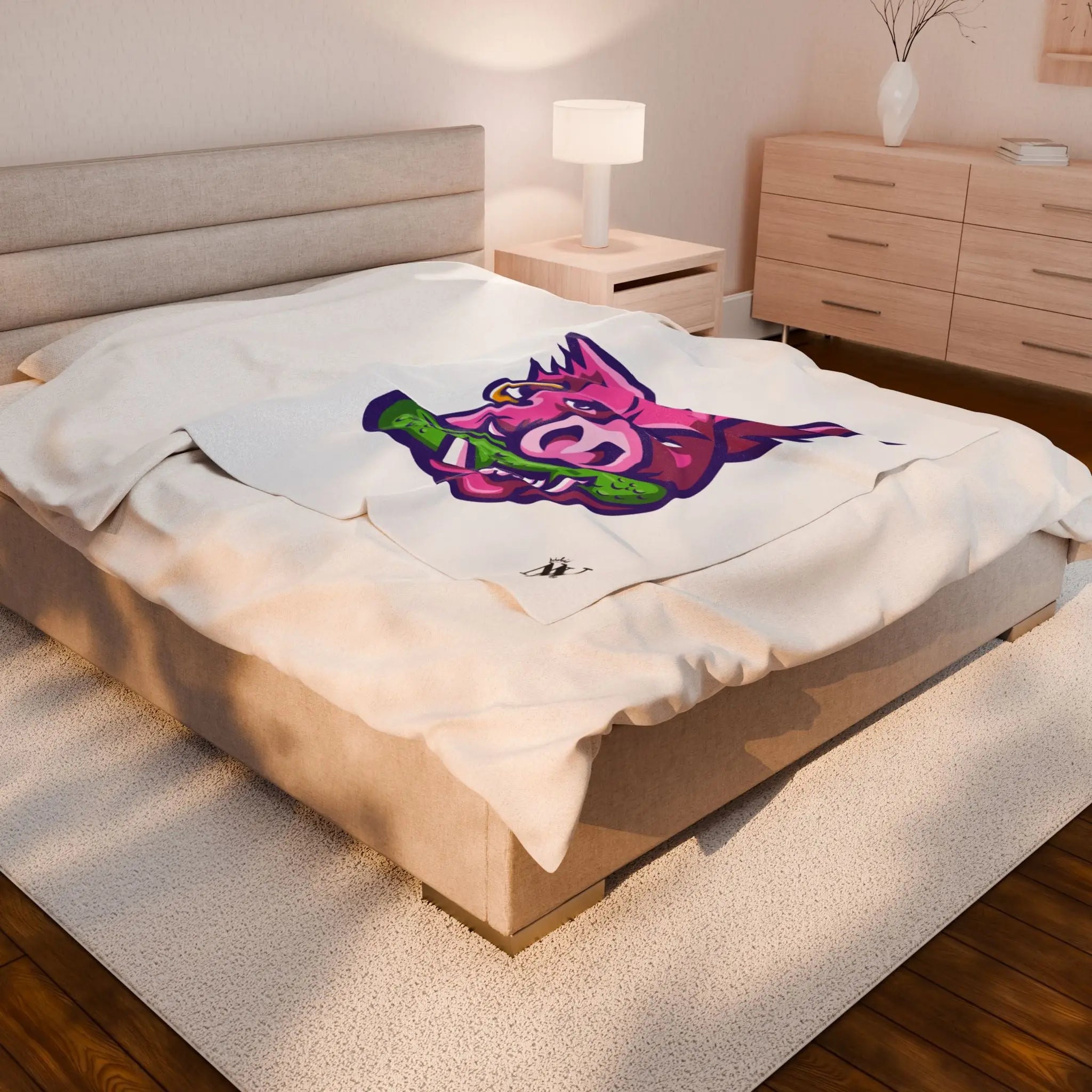 Pickle Biter | Mix & Match Velveteen Fun-Flirty Lovers’ Blankets
