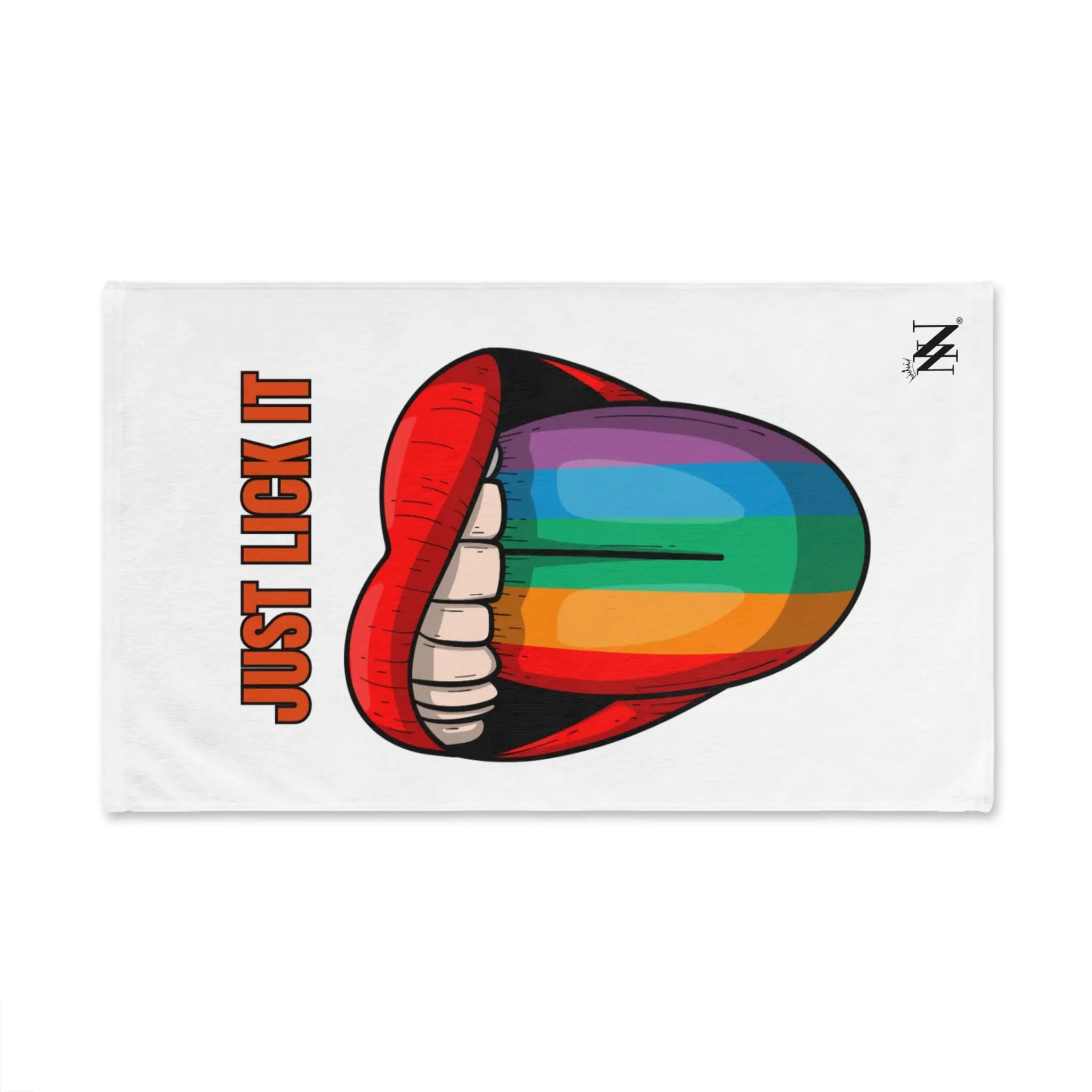 Just Lick It Rainbow Tongue Cum Towel