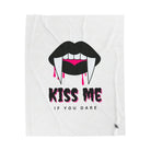 Kiss Me if You Dare | Mix & Match Velveteen Fun-Flirty Lovers’ Blankets