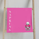 Nectar Napkins Brand Bright Pink Cum Towel