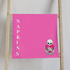Nectar Napkins Brand Bright Pink | Nectar Napkins Classic Fun-Flirty Lovers’ Towels