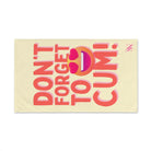 Don’t Forget to Cum! Heart Eyes Emoji | Mix & Match Classic Fun-Flirty Lovers’ Towels