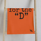 Thanks for the ’D’ Orange | Mix & Match Classic Fun-Flirty Lovers’ Towels