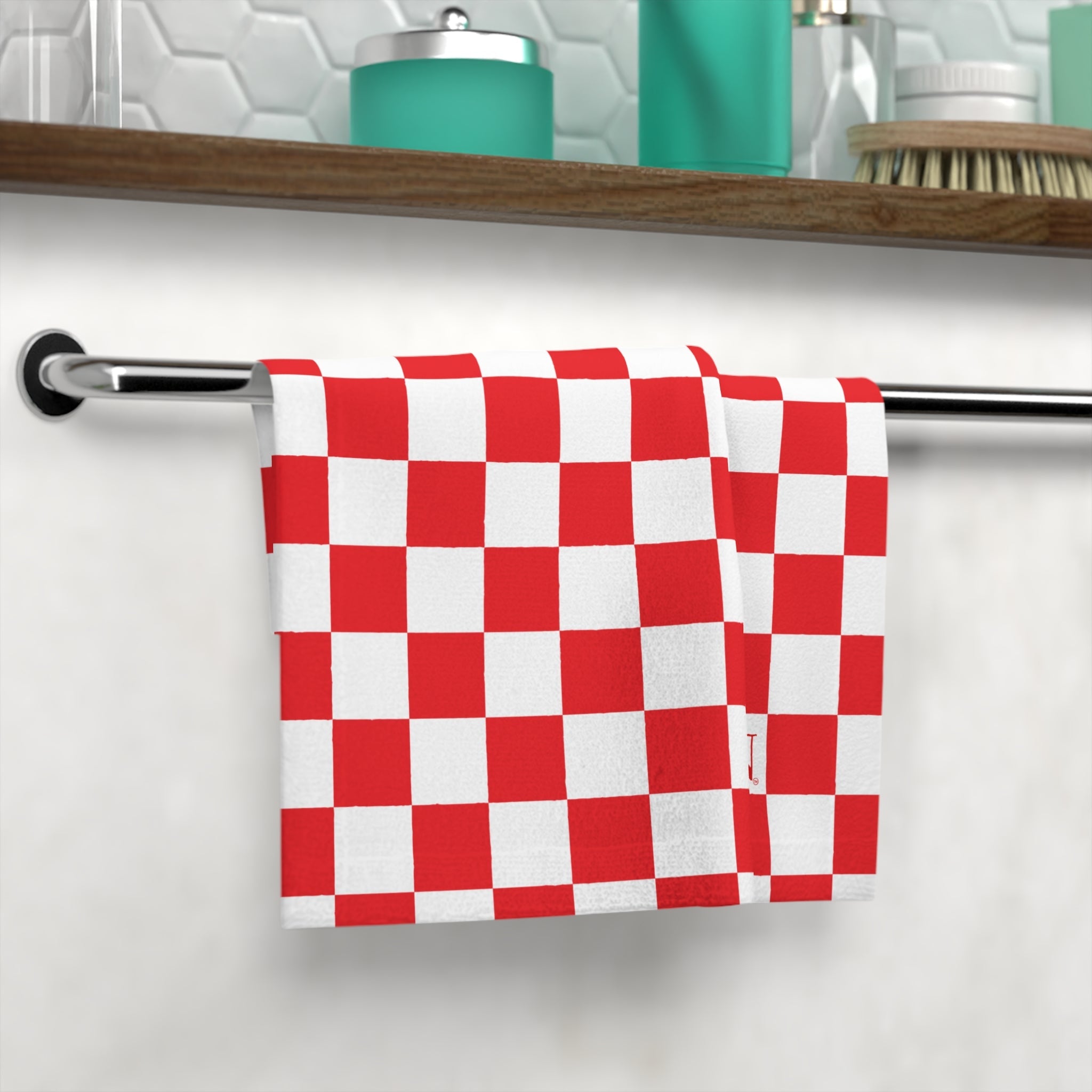Red Checkered Past | Mix & Match Lils’ Fun-Flirty Lovers’ Towels