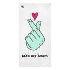 Take My Heart | Nectar Napkins XL Fun-Flirty Lovers’ Towels