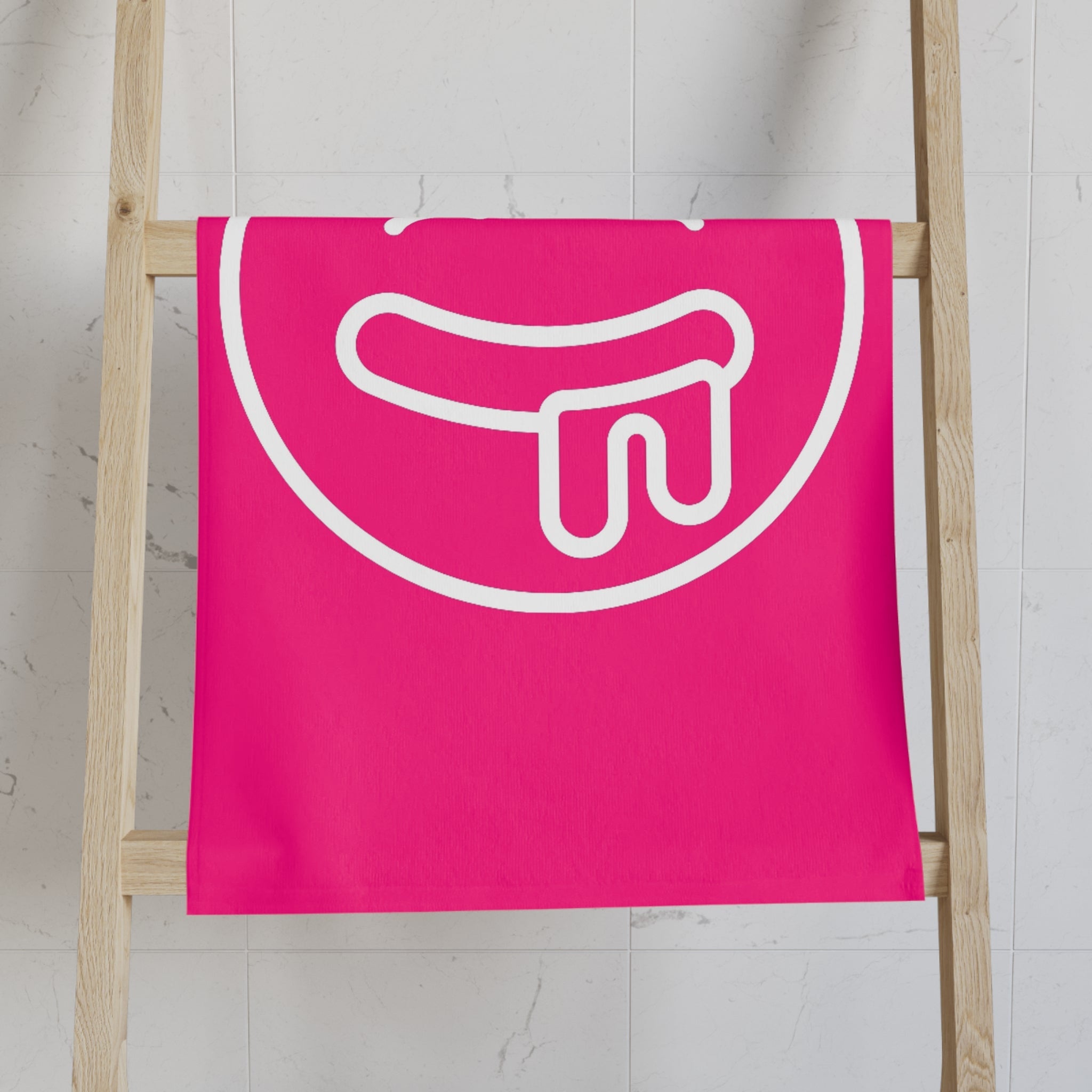 Drooling Emoji Signature Pink | Mix & Match Classic Fun-Flirty Lovers’ Towels
