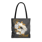 Til’ Death Skull & Flowers | Nectar Napkins Fun-Flirty Lovers’ Totes