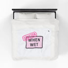 Caution When Wet | Mix & Match Fun-Flirty Lovers’ Blankets