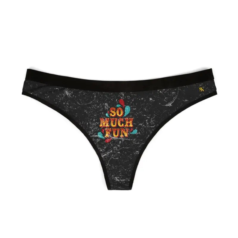 So Much Fun | Mix & Match Women’s Fun-Flirty Lovers’ Thongs