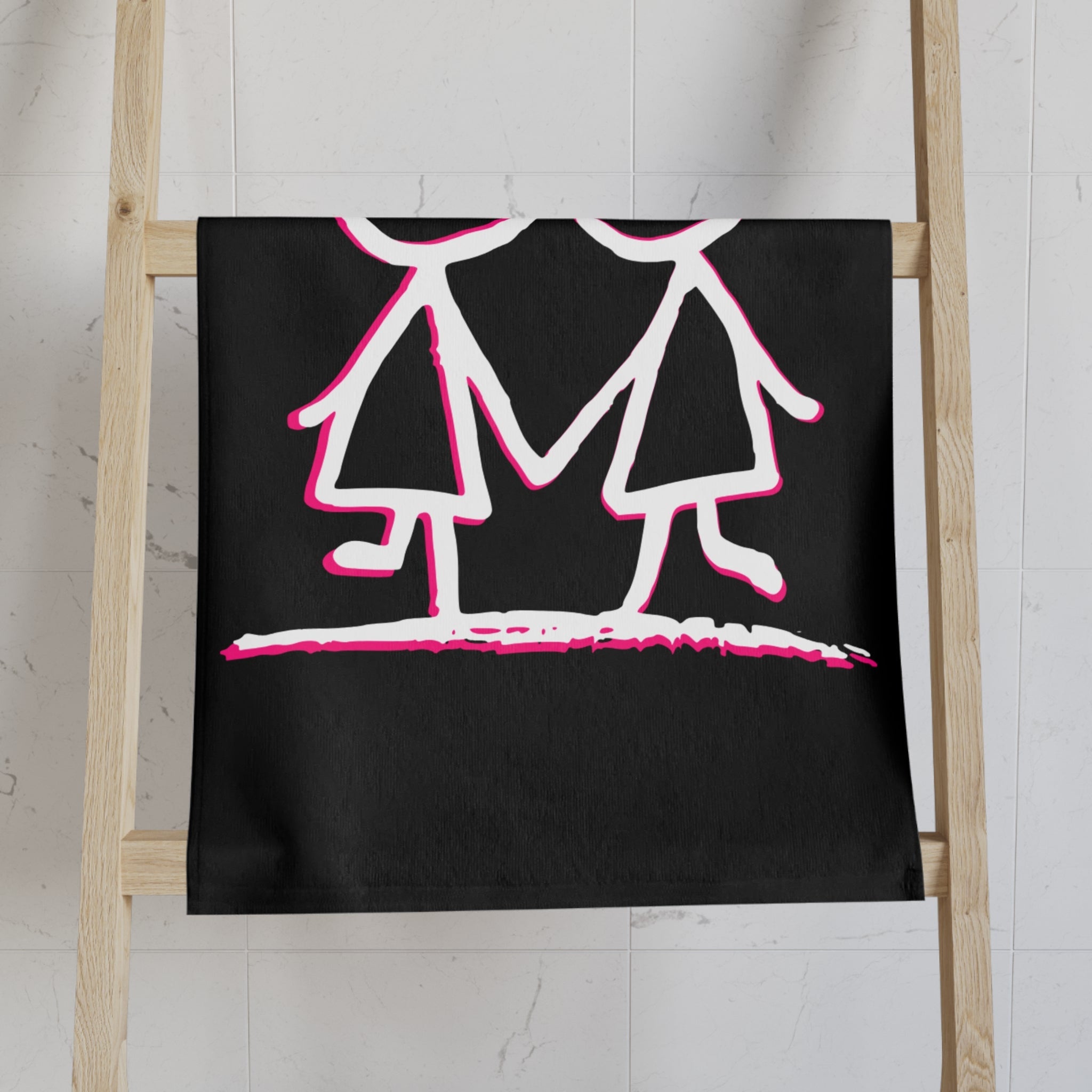 Stick People Love Cum Towel