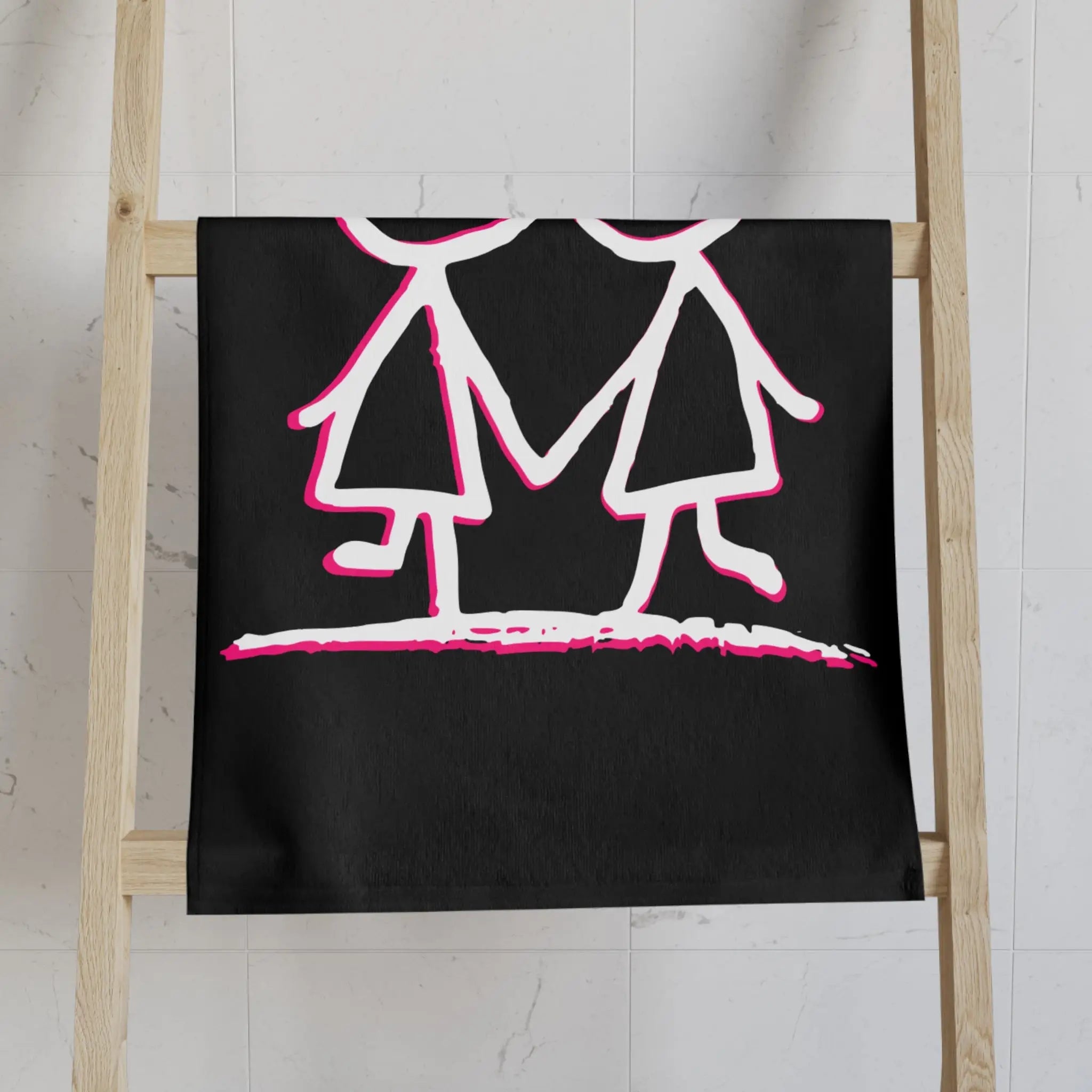 Stick People Love Cum Towel