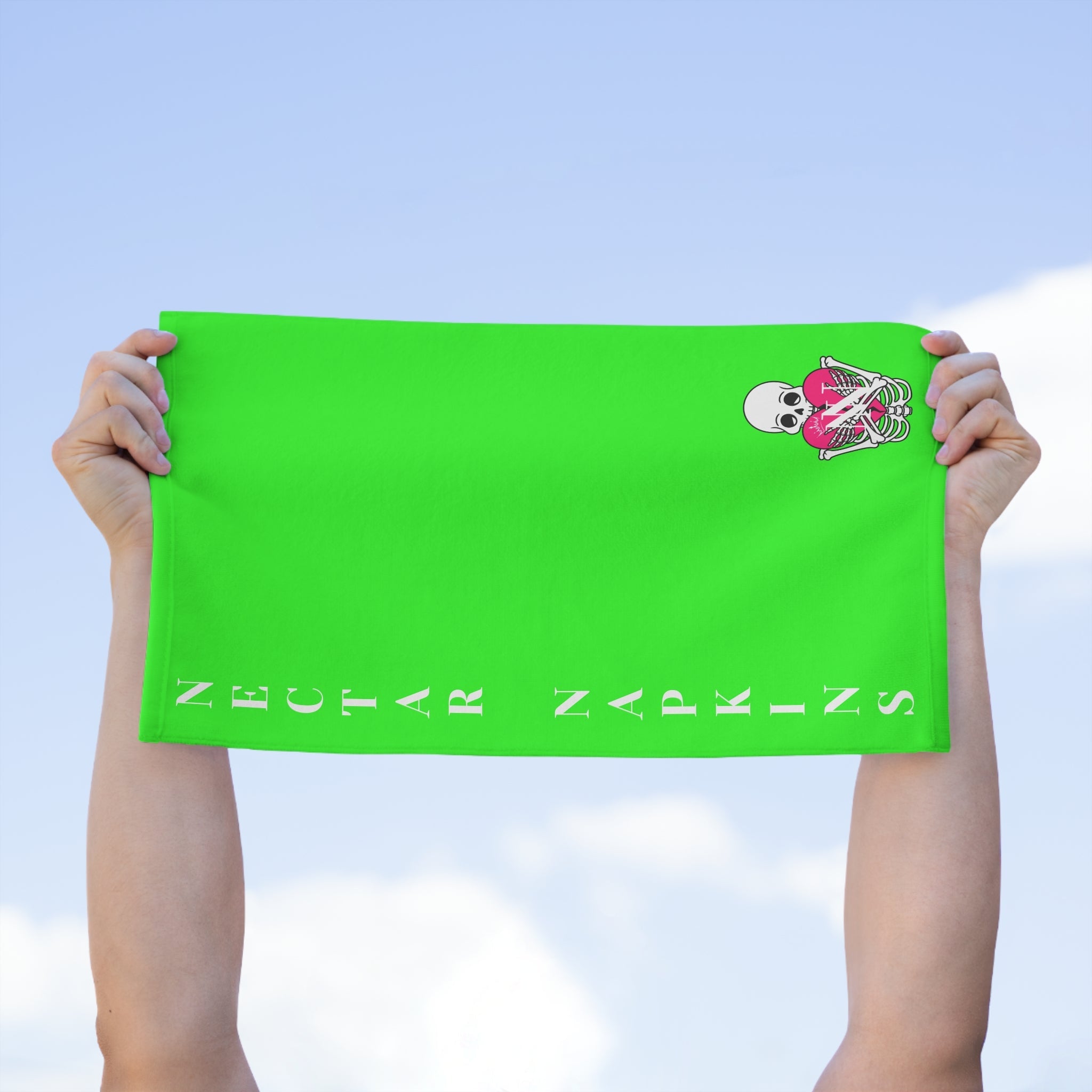 Nectar Napkins Brand Neon Green Sex Towel
