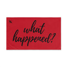 What Happened? Red Cum Towel