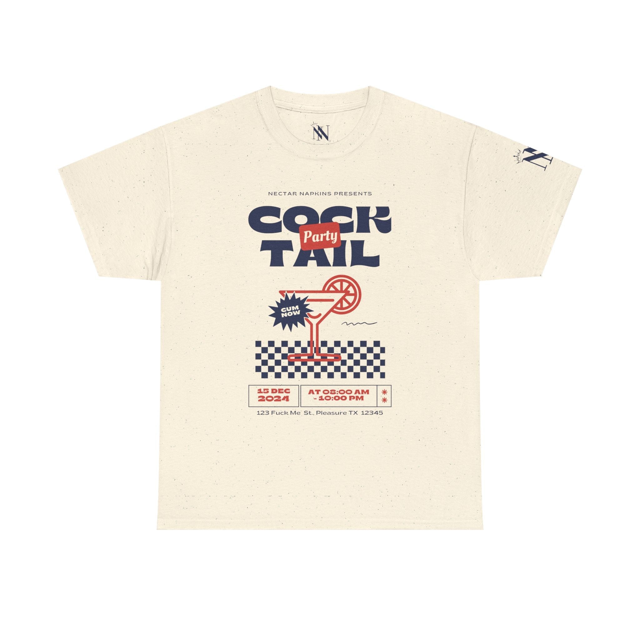 Cocktail Party | Mix & Match 100% Cotton Unisex Fun-Flirty Lovers’ Tees