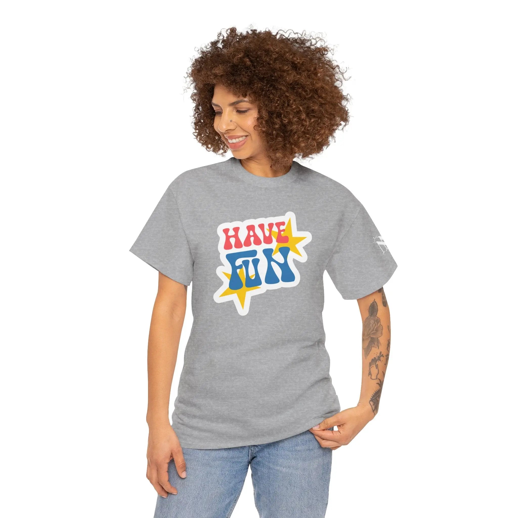 Have Fun Sticker | Mix & Match 100% Cotton Unisex Fun-Flirty Lovers’ Tees