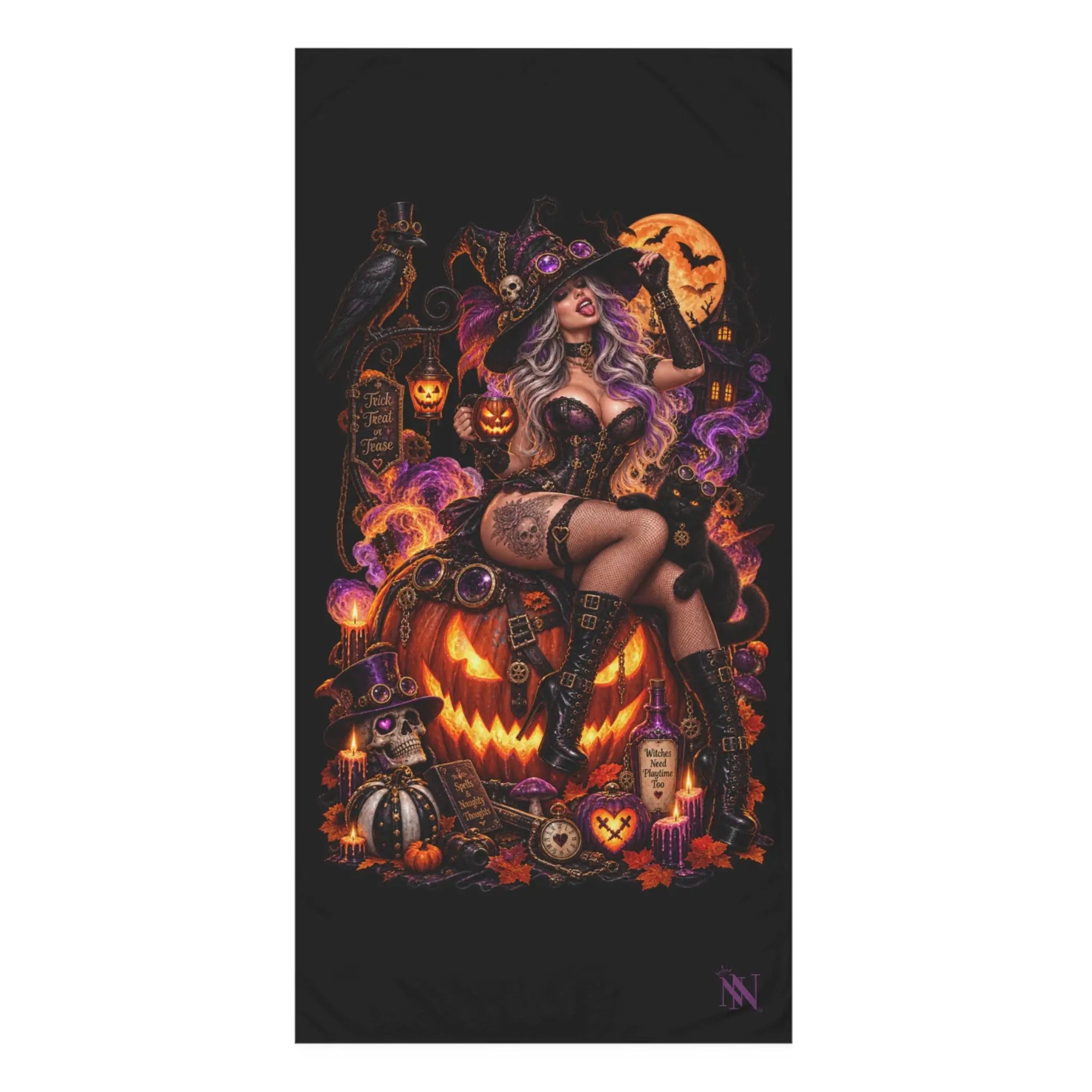 Halloween Wicked Fantasy | Nectar Napkins XL Fun-Flirty Lovers’ Towels