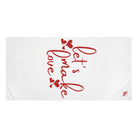 Let’s Make Love Hearts Anal Towel