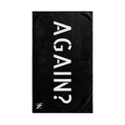 Again? Black | Mix & Match Classic Fun-Flirty Lovers’ Towels