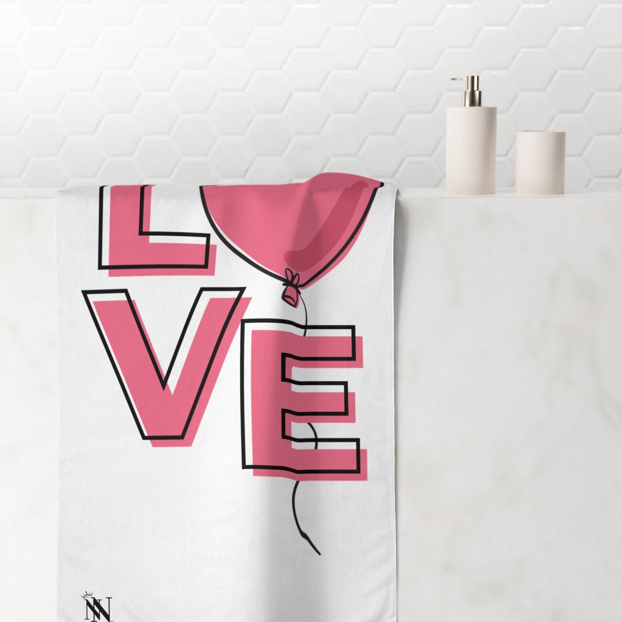 Heart Balloon Love Anal Play Sex Towel