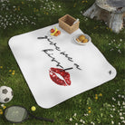 Give Me A Kiss | Mix Match Fun-Flirty Lovers’ Water-Resistant Blankets