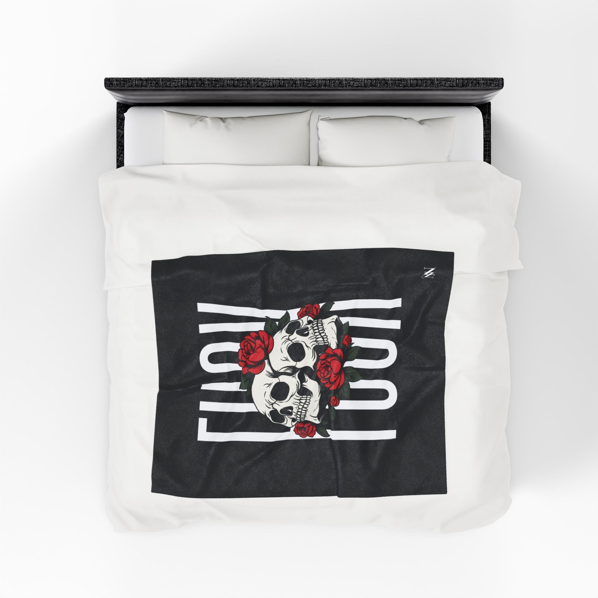 Roses Skulls & Fuck | Mix & Match Soft Fun-Flirty Lovers’ Blankets