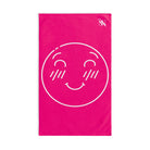 Yes Emoji Signature Pink Cum Towel