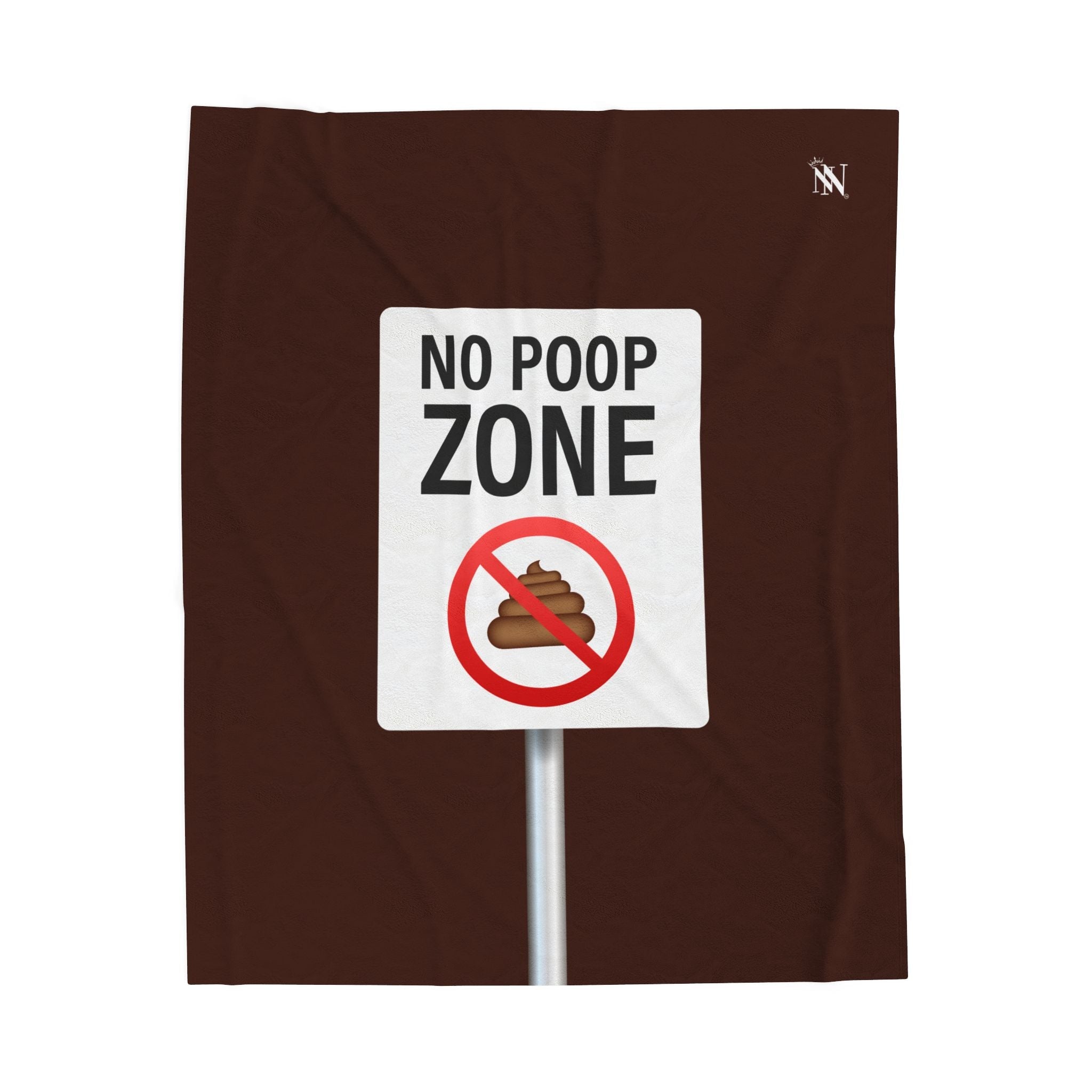 No Poop Zone | Mix & Match Fun Flirty Lovers’ Blankets