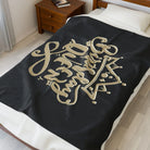 Gold Crown Birthday Queen | Mix & Match Velveteen Fun-Flirty Lovers’ Blankets