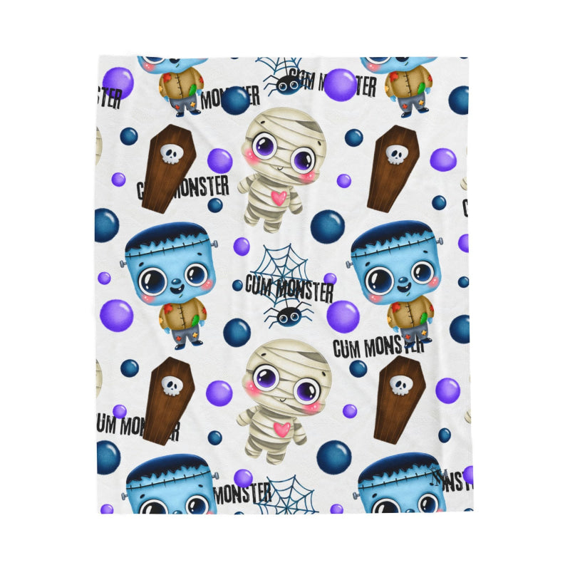 Halloween Cum Monster | Mix & Match Fun-Flirty Lovers’ Blankets