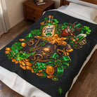 Pot Of Gold Wicked Leprechaun Lovers’ Blanket