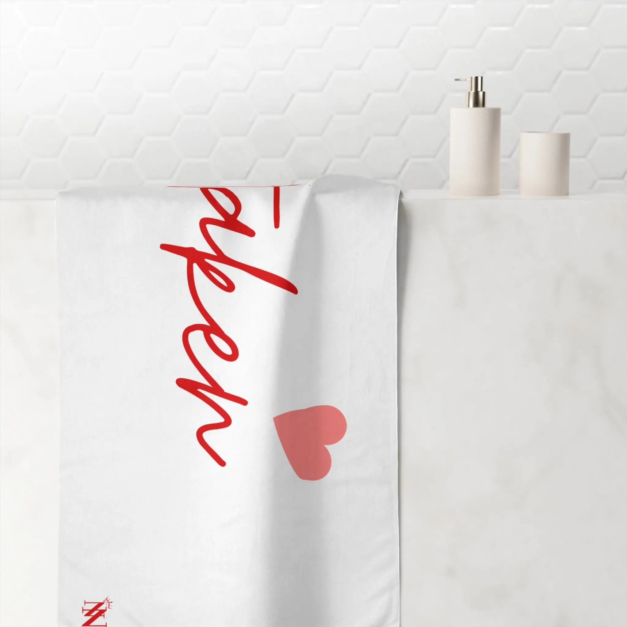 Taken Heart | Mix & Match XL Fun-Flirty Lovers’ Towels