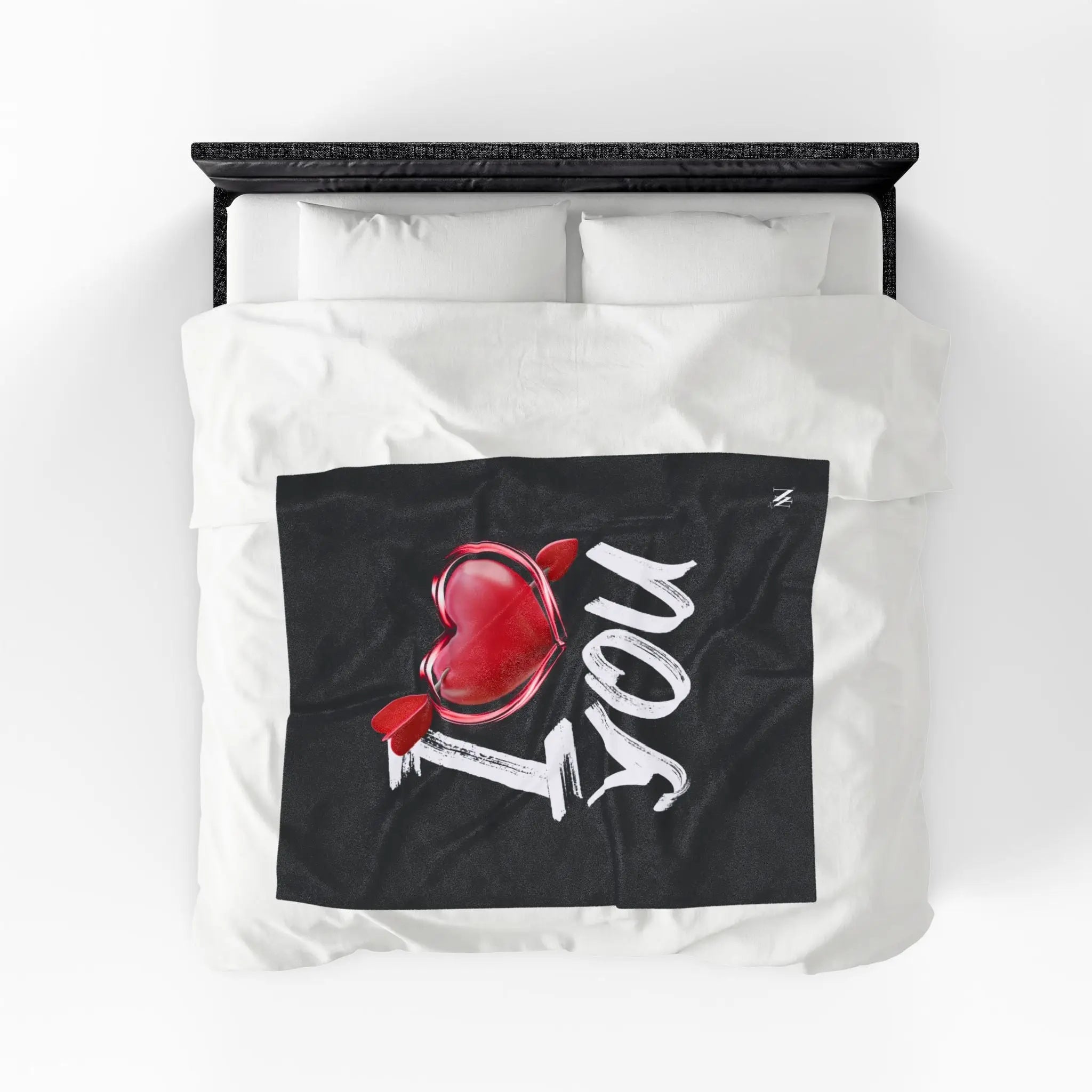 I Heart Arrow You Romantic Lovers Gifts Blanket