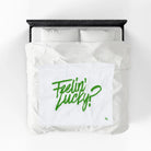 Feelin’ Lucky Irish Green | Mix & Match Soft Fun-Flirty Lovers’ Blankets