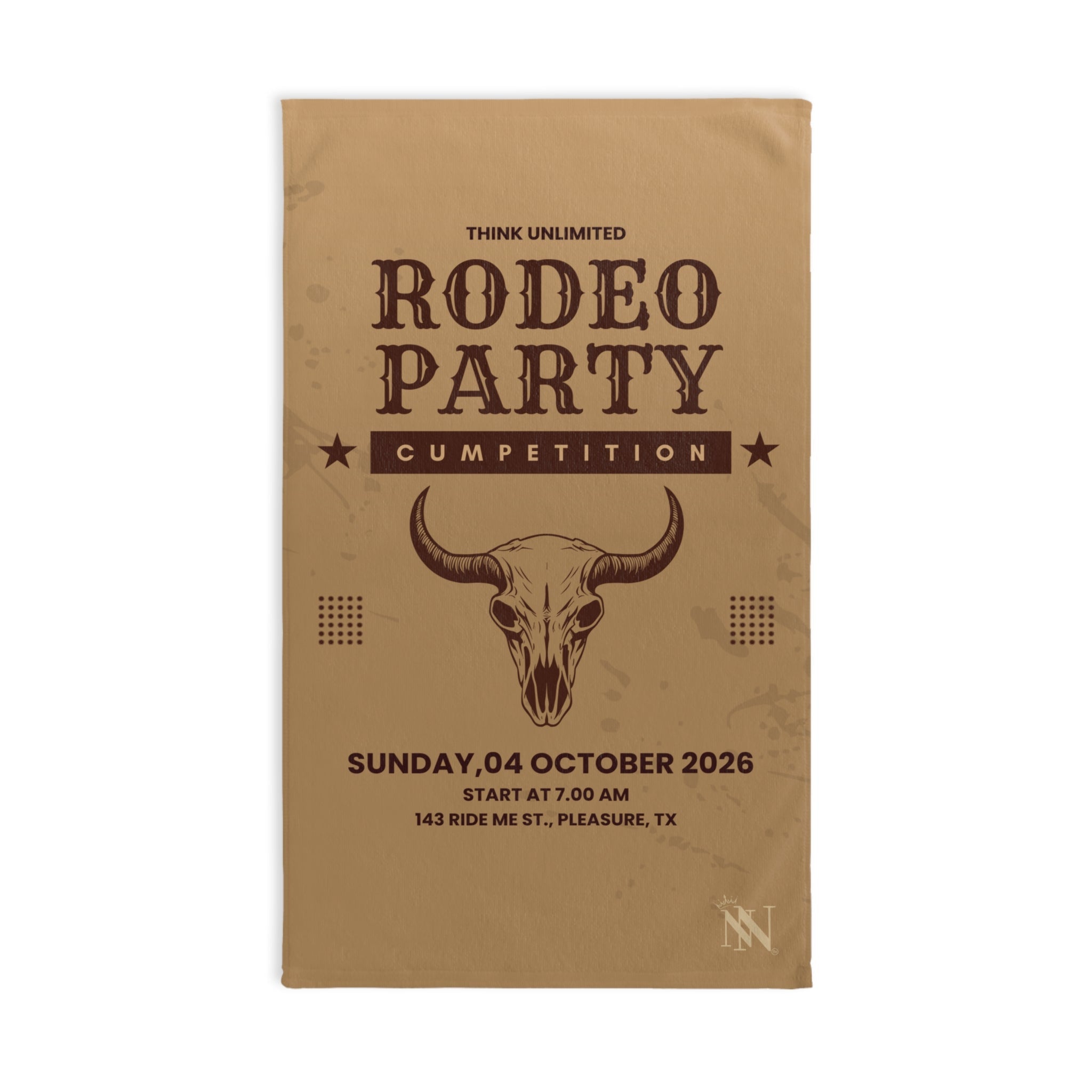 Rodeo Party Cumpetition Classic Large Super Soft Flirty Lovers’ Sex Towels